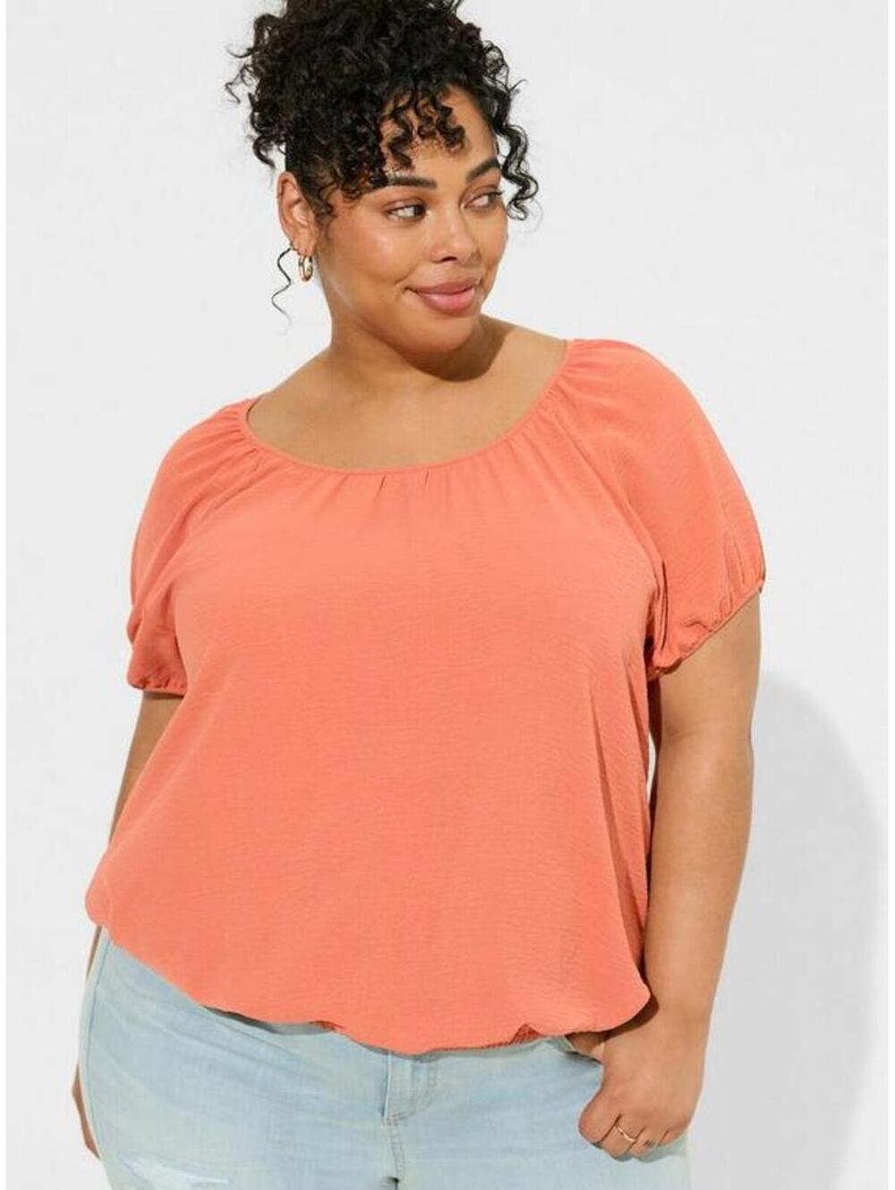 Torrid Short Sleeve Blouse